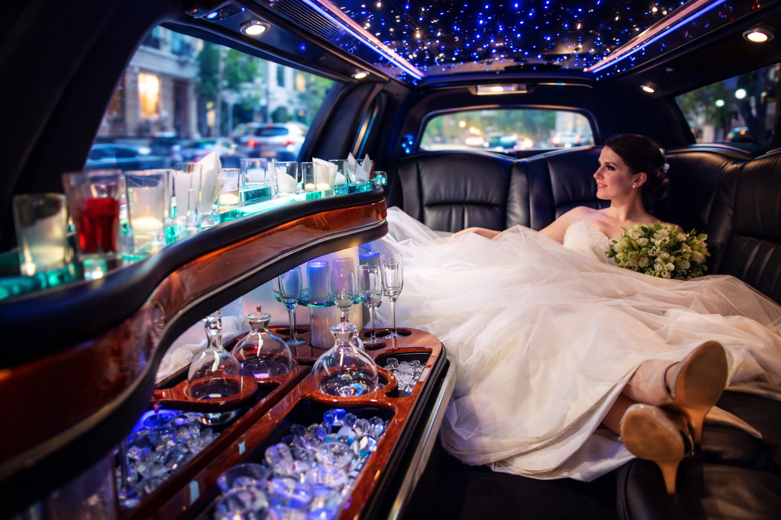 limo in wediing